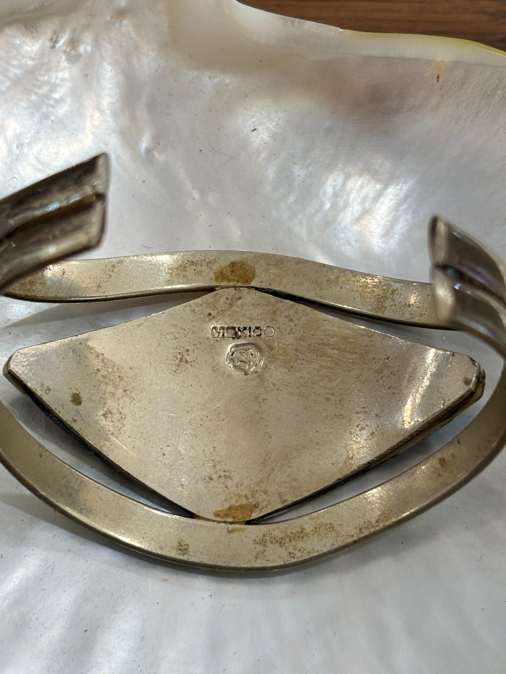 Mexican Sterling Kokopelli Cuff Bracelet